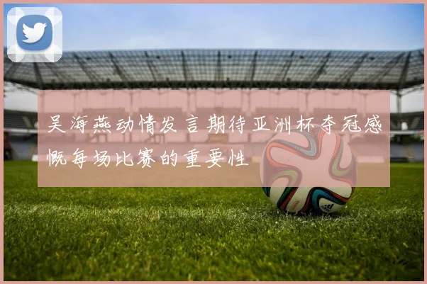 吴海燕动情发言期待亚洲杯夺冠感慨每场比赛的重要性